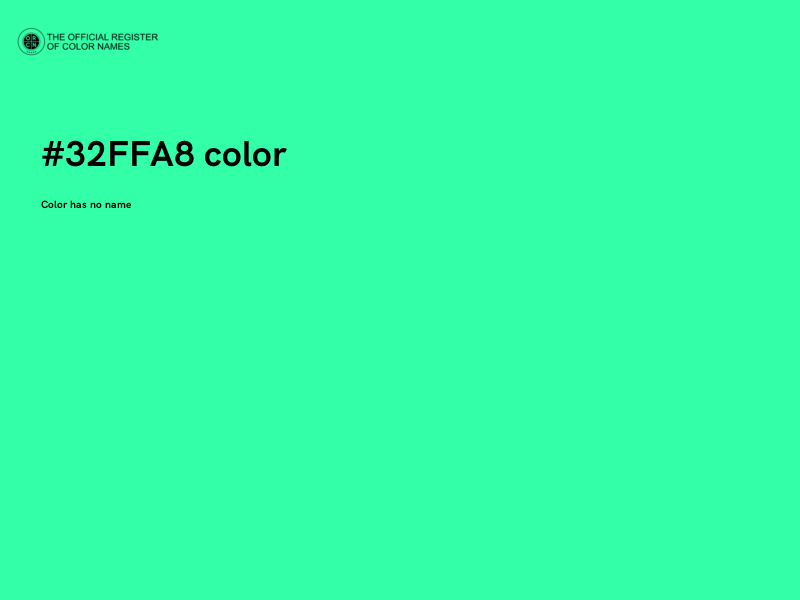 #32FFA8 color image