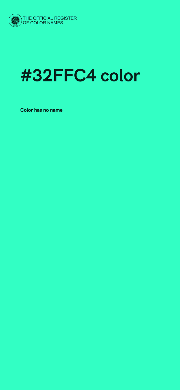 #32FFC4 color image