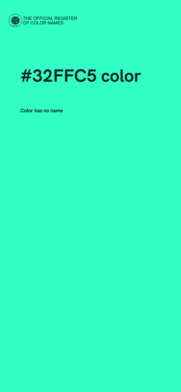 #32FFC5 color image