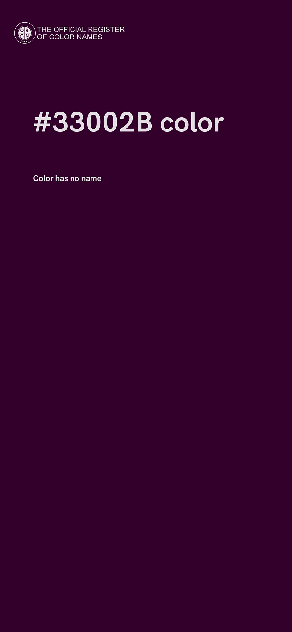 #33002B color image