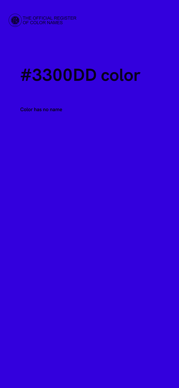 #3300DD color image