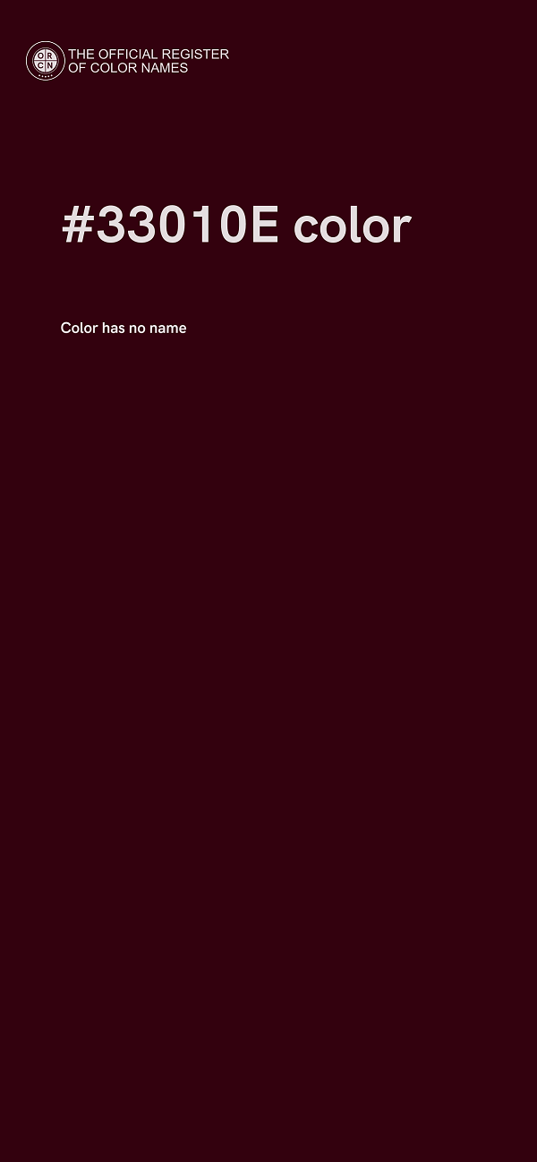 #33010E color image