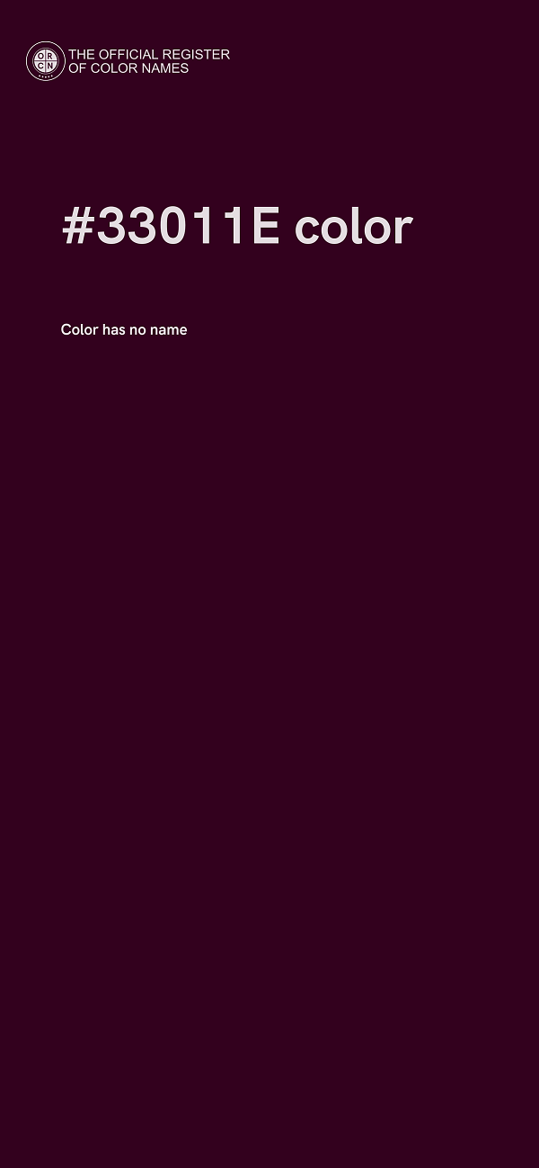 #33011E color image