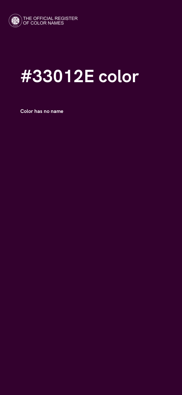 #33012E color image