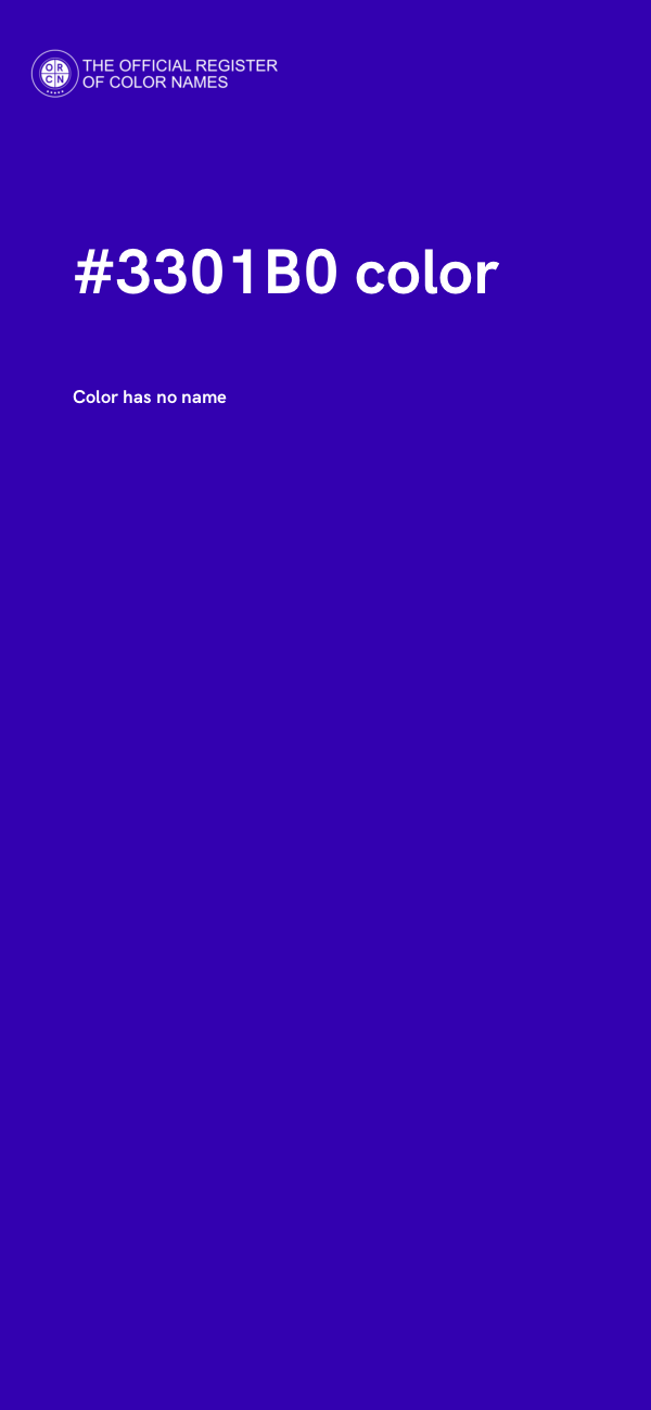 #3301B0 color image