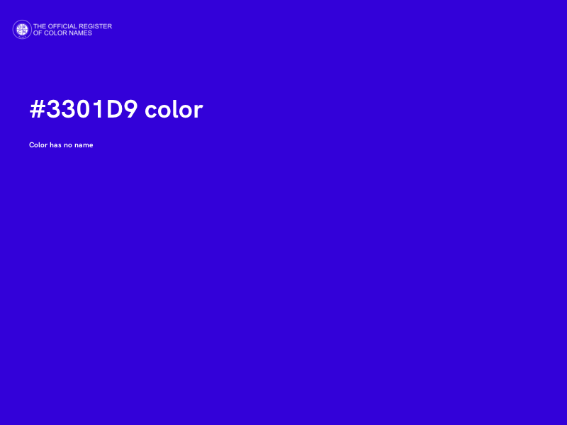 #3301D9 color image