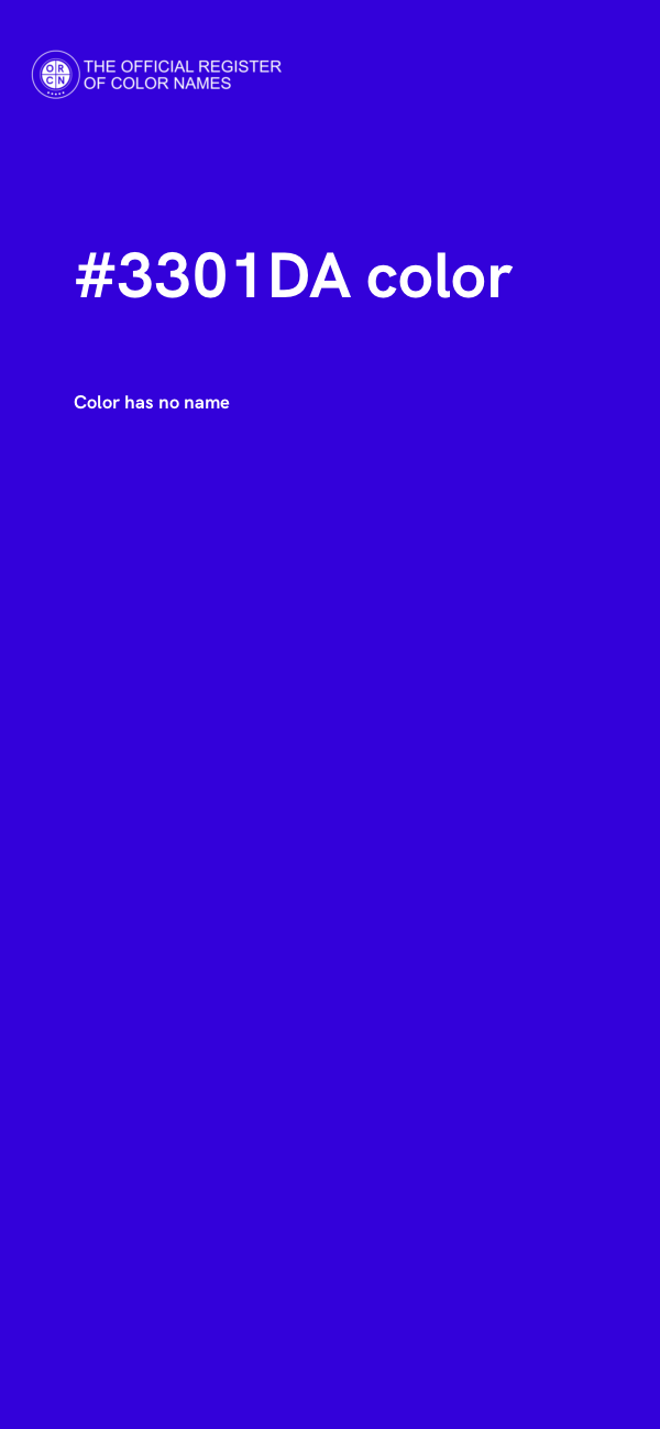 #3301DA color image