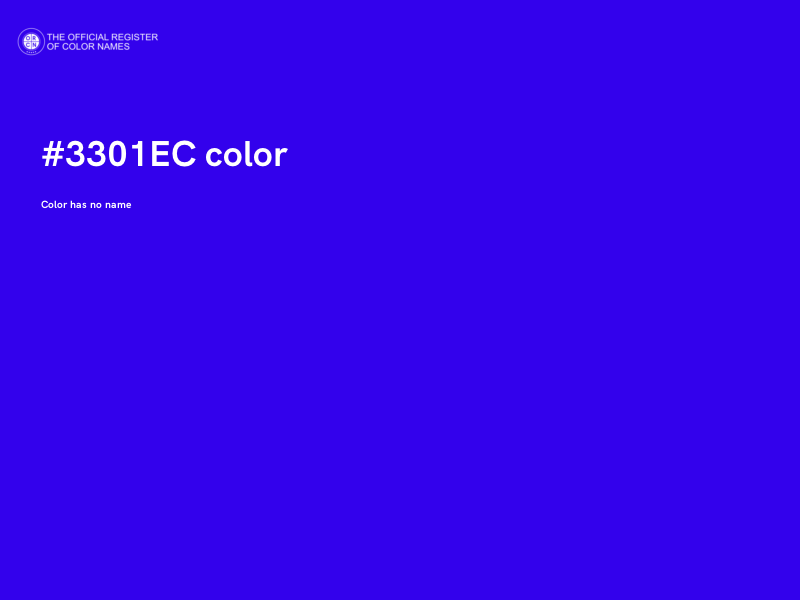 #3301EC color image