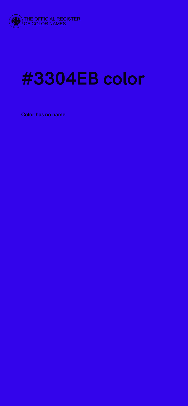 #3304EB color image