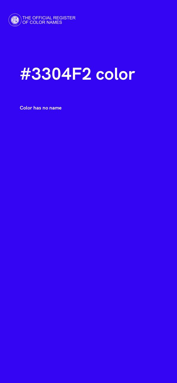 #3304F2 color image
