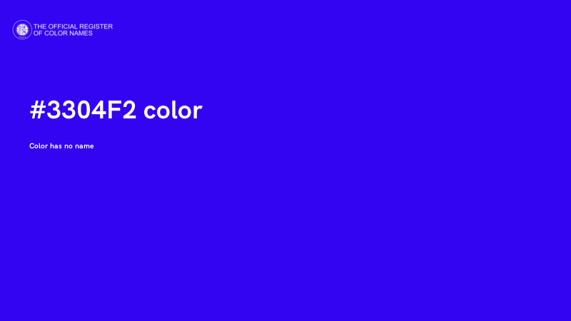 #3304F2 color image