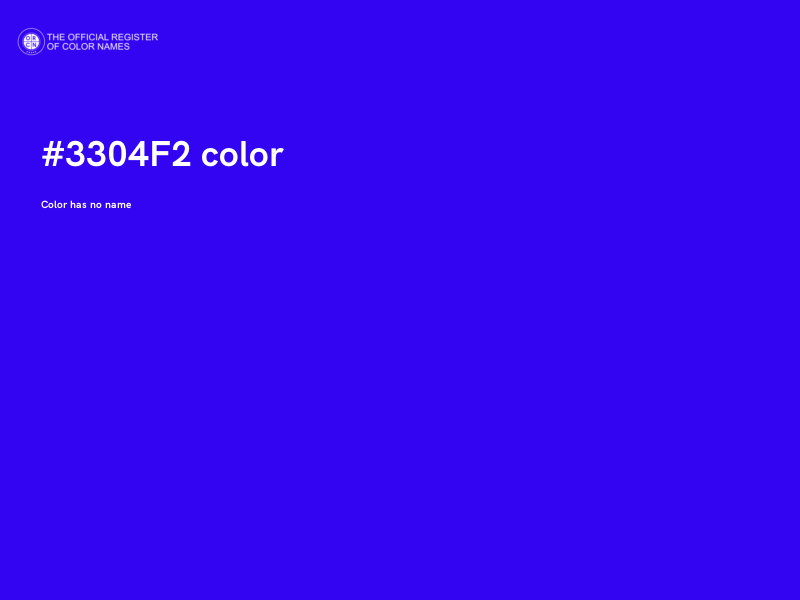 #3304F2 color image