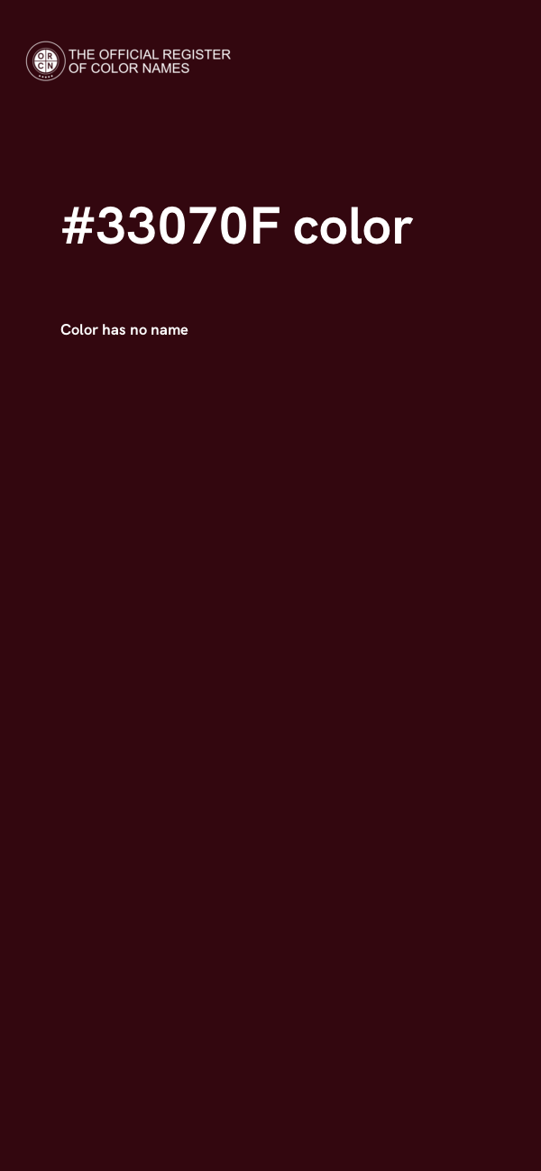 #33070F color image