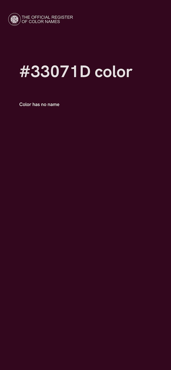 #33071D color image