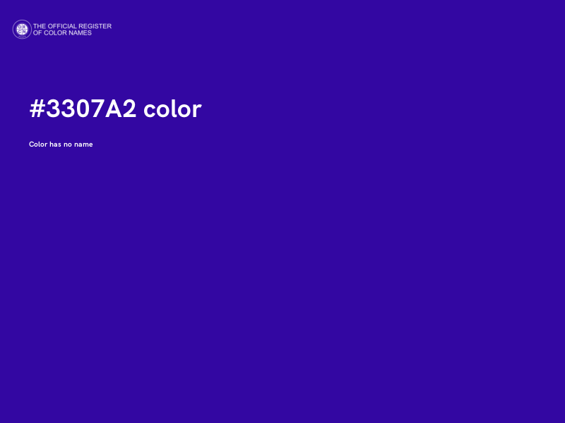 #3307A2 color image