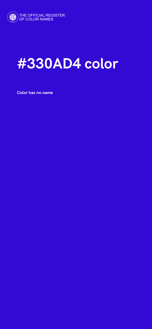#330AD4 color image