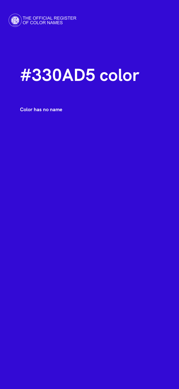 #330AD5 color image