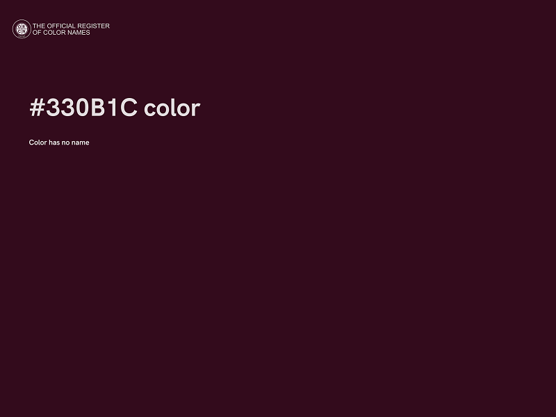 #330B1C color image