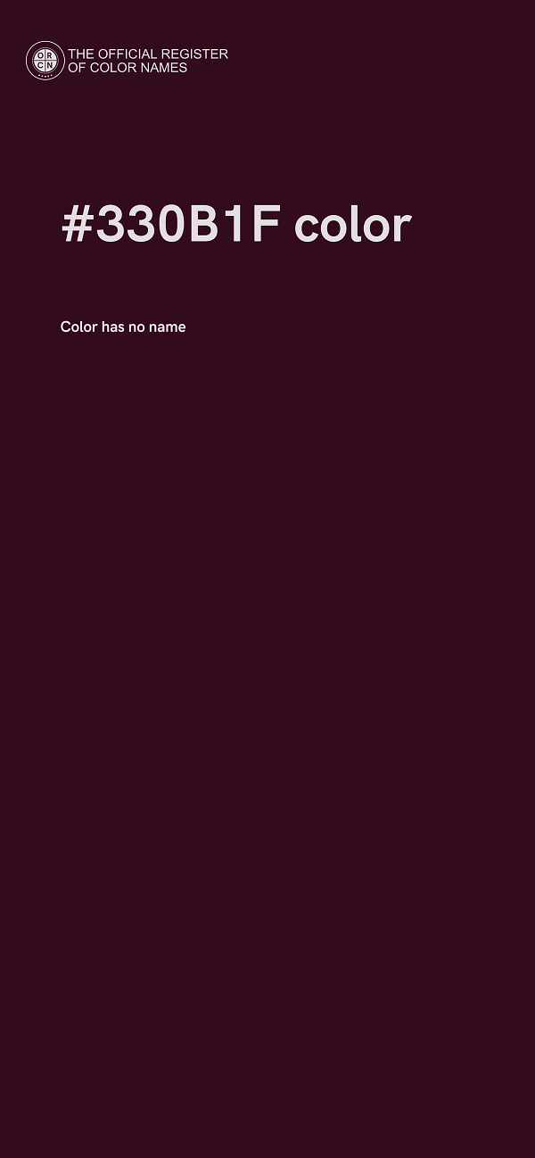 #330B1F color image
