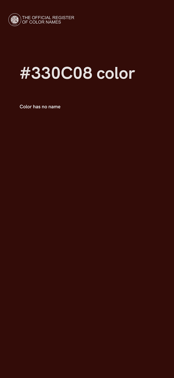 #330C08 color image