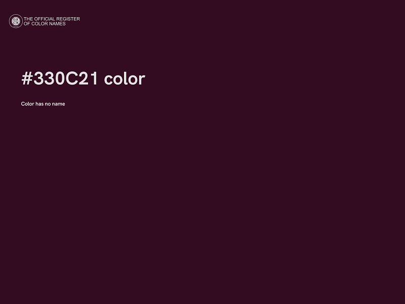 #330C21 color image