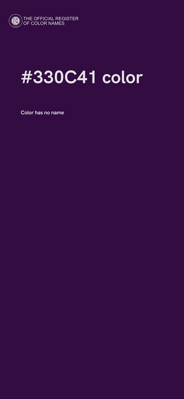 #330C41 color image