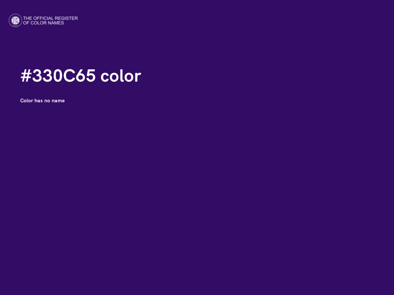 #330C65 color image