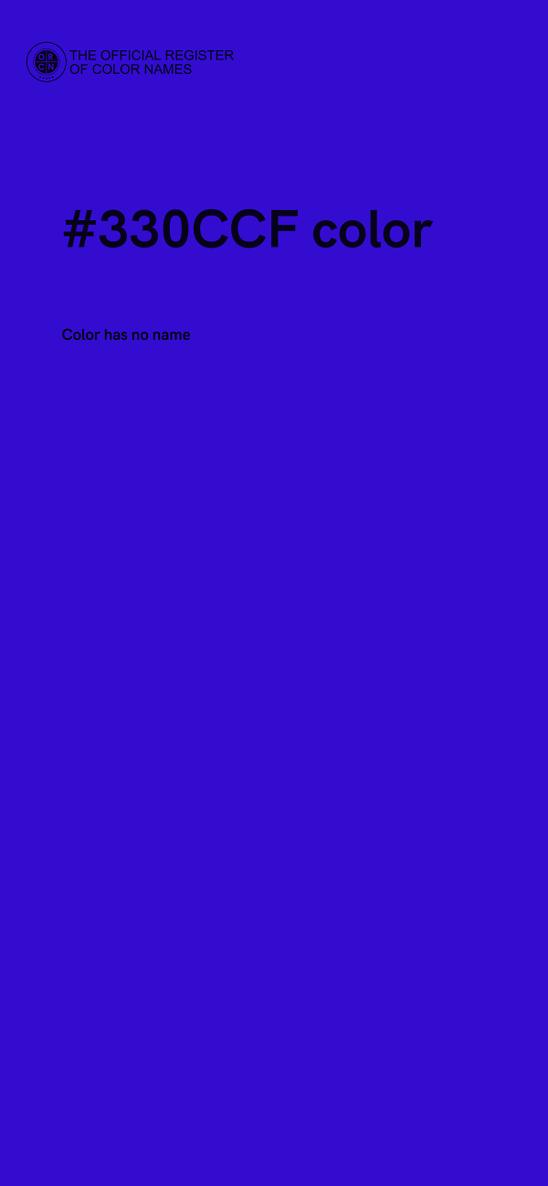 #330CCF color image