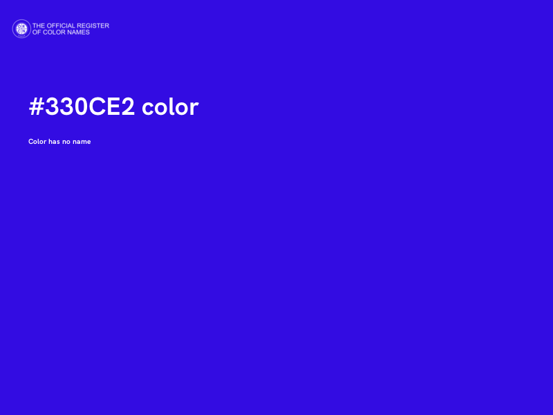 #330CE2 color image