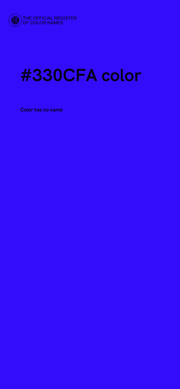 #330CFA color image