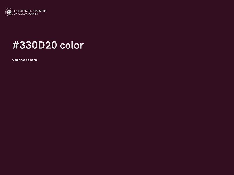 #330D20 color image