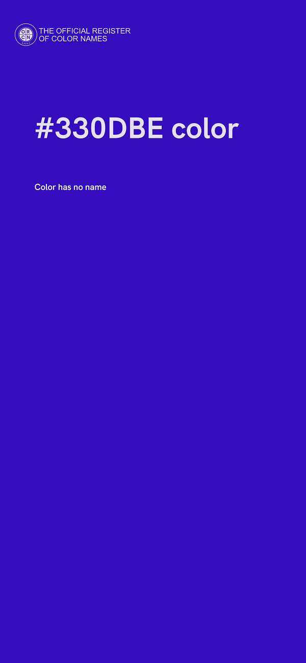 #330DBE color image