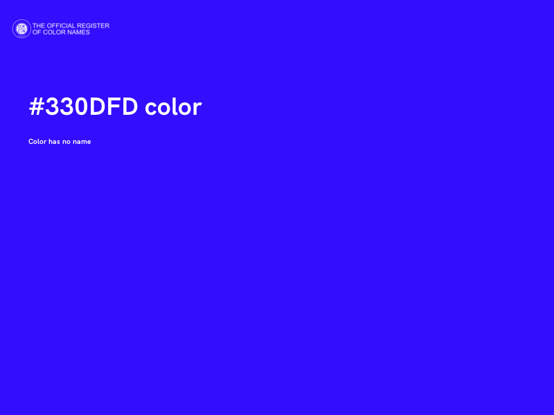 #330DFD color image