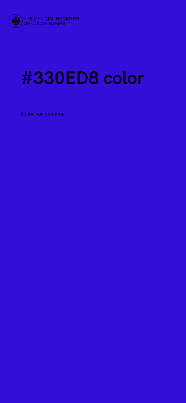 #330ED8 color image