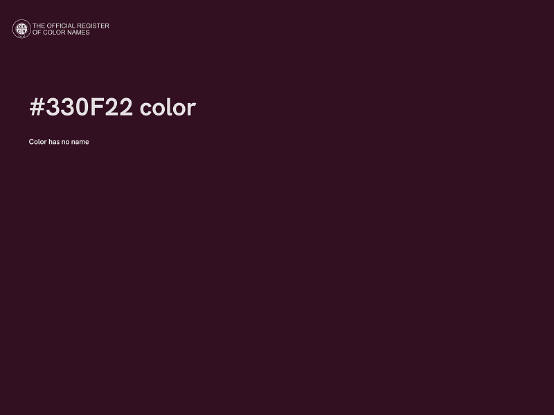 #330F22 color image