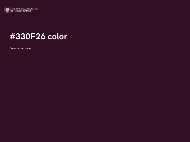 #330F26 color image