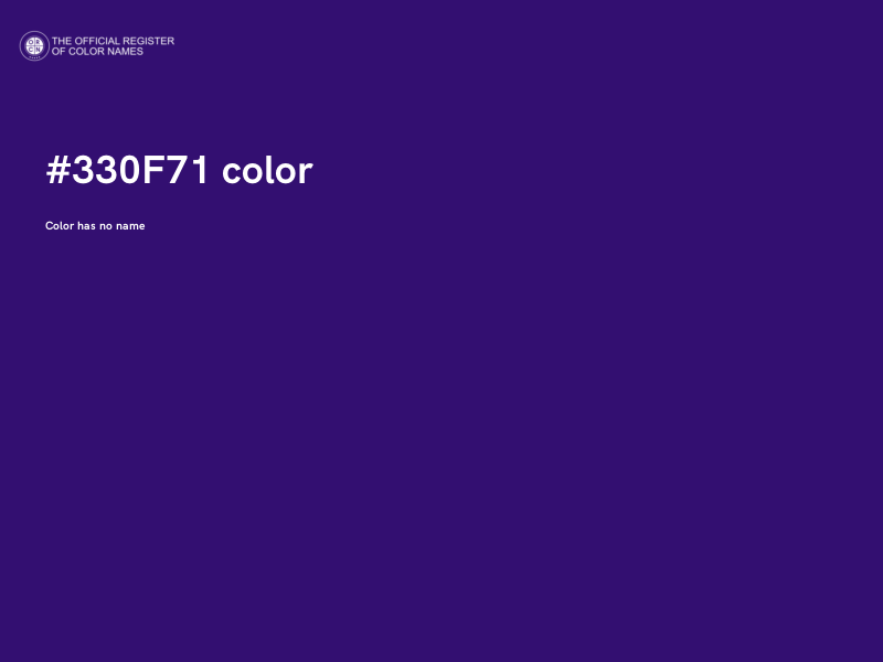 #330F71 color image