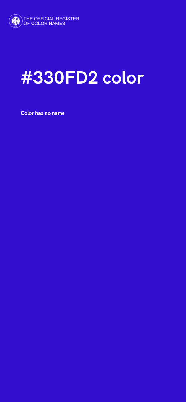 #330FD2 color image