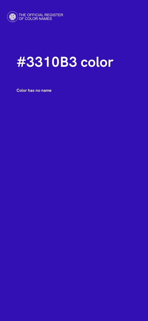 #3310B3 color image