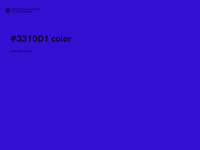 #3310D1 color image