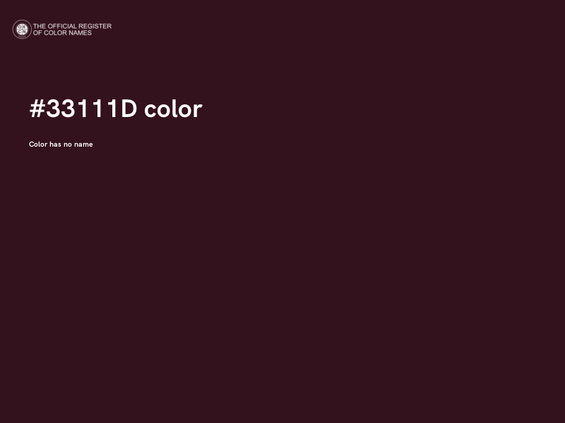 #33111D color image