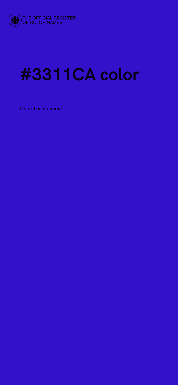 #3311CA color image