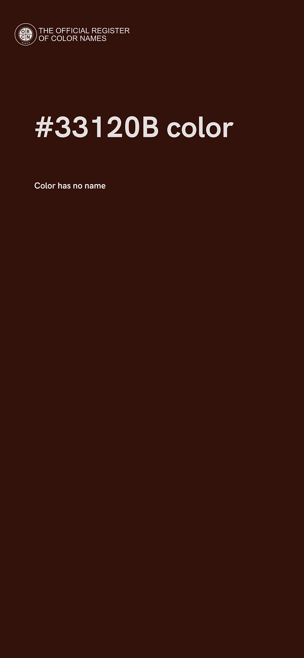 #33120B color image