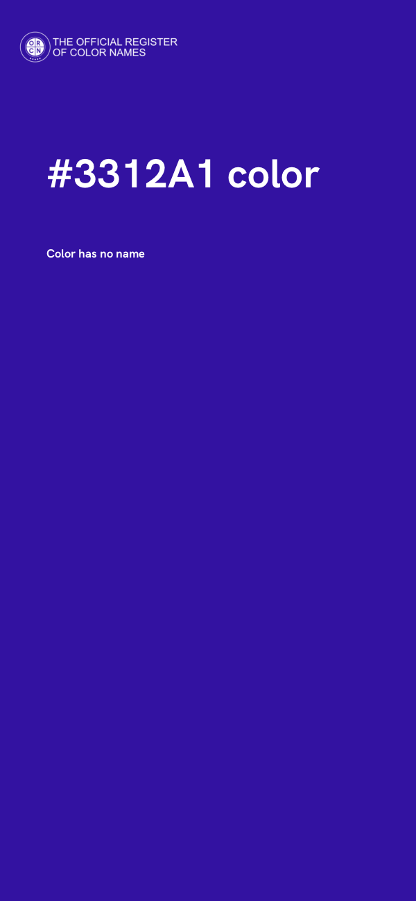 #3312A1 color image