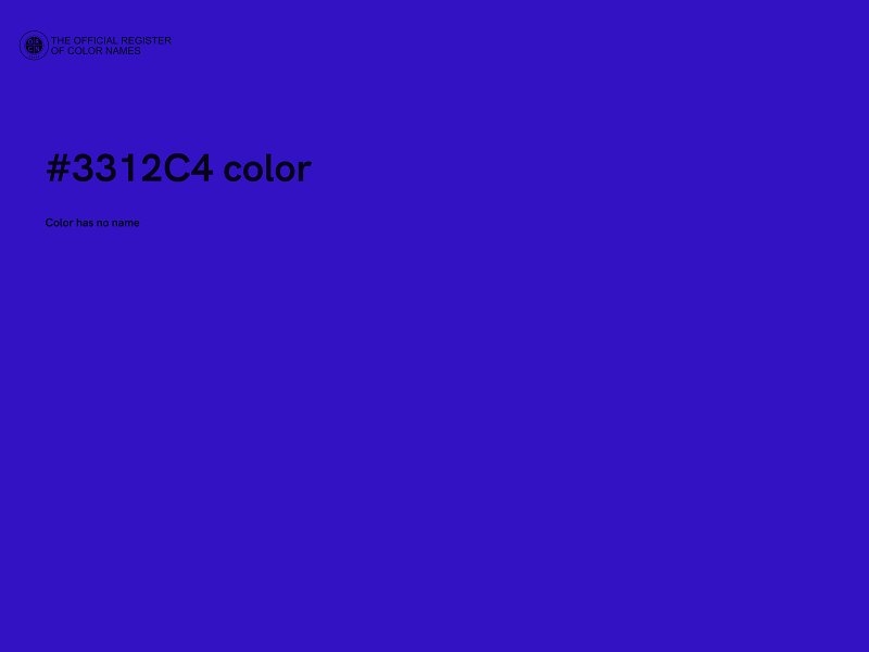 #3312C4 color image