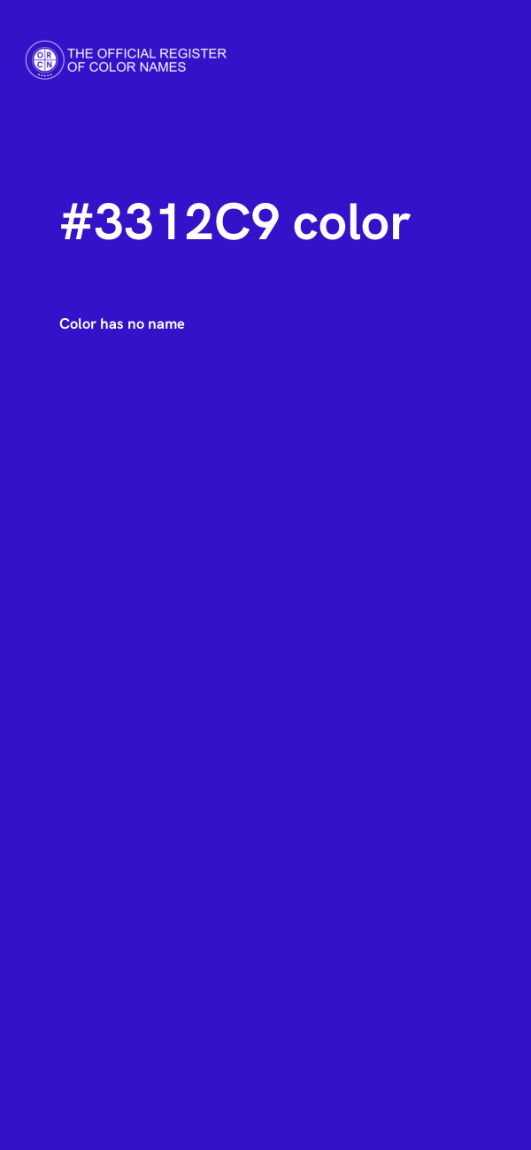 #3312C9 color image
