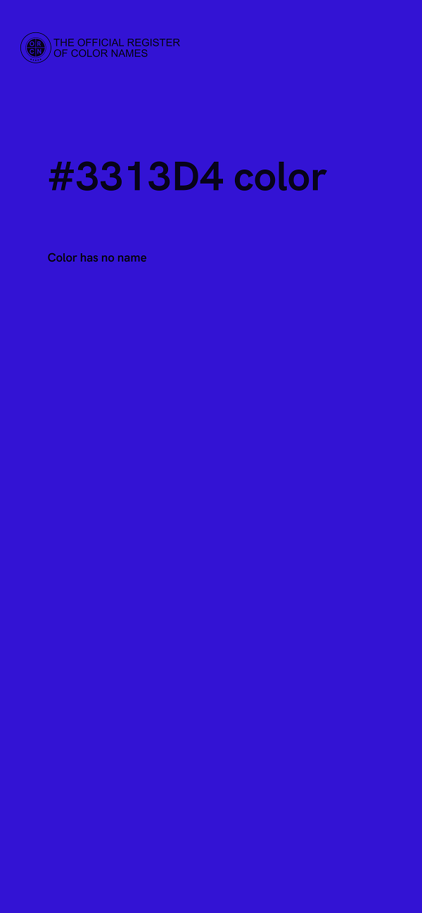 #3313D4 color image