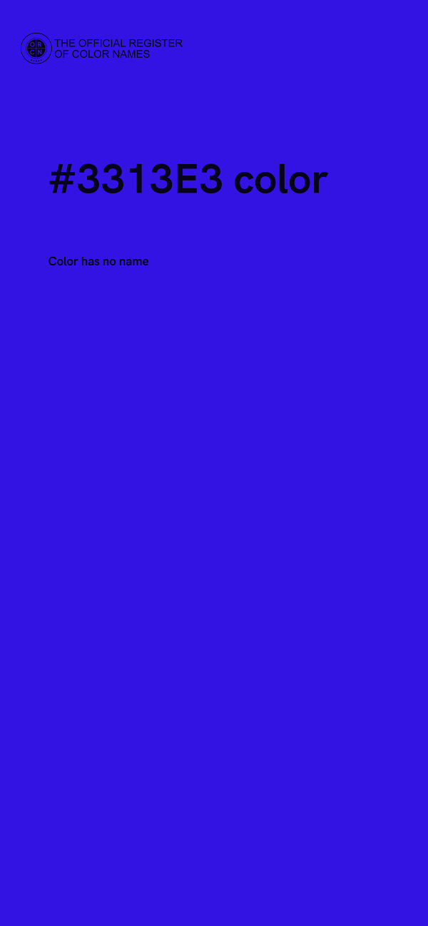 #3313E3 color image