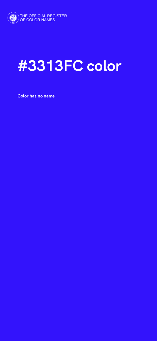 #3313FC color image