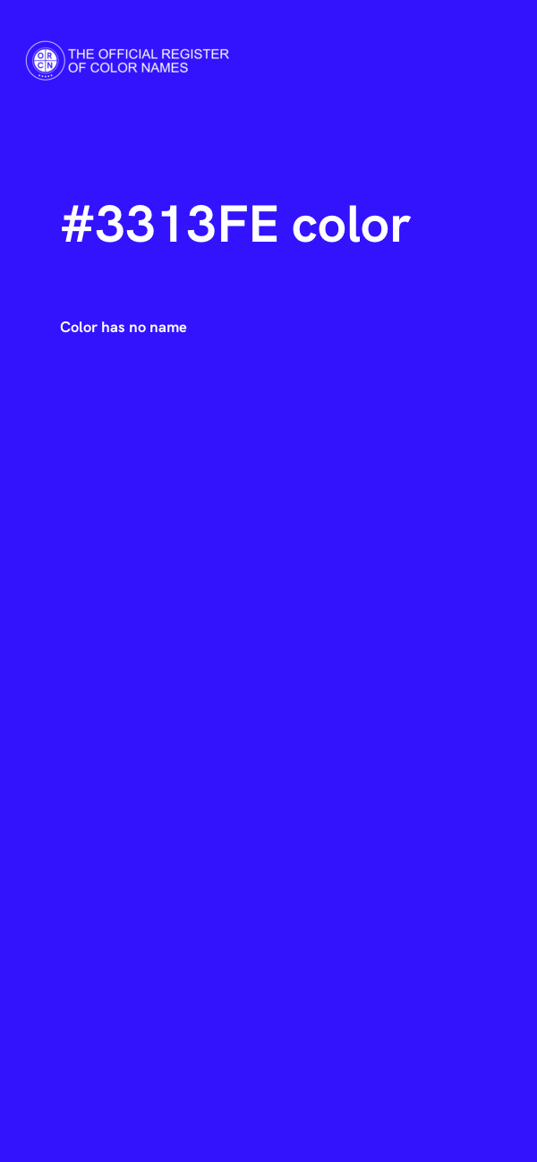 #3313FE color image